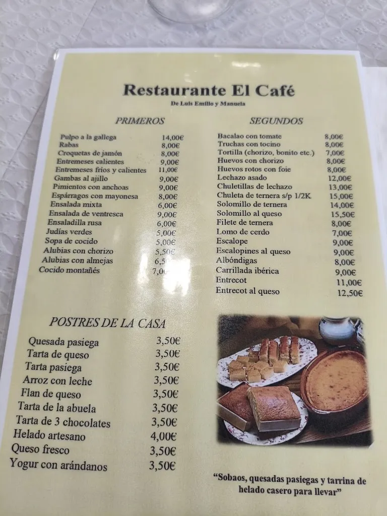 Menu_Restaurante El Café_Vega de Pas_image_1