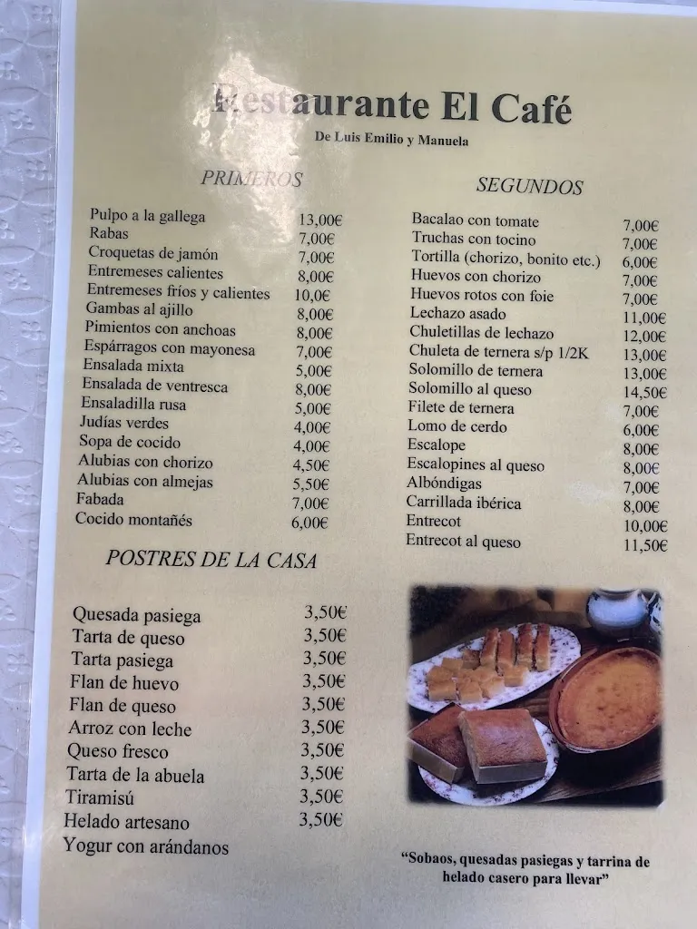 Menu_Restaurante El Café_Vega de Pas_image_2