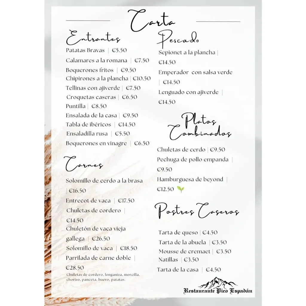 Menu_Restaurante Pico Espadán_Alcudia de Veo_image_1