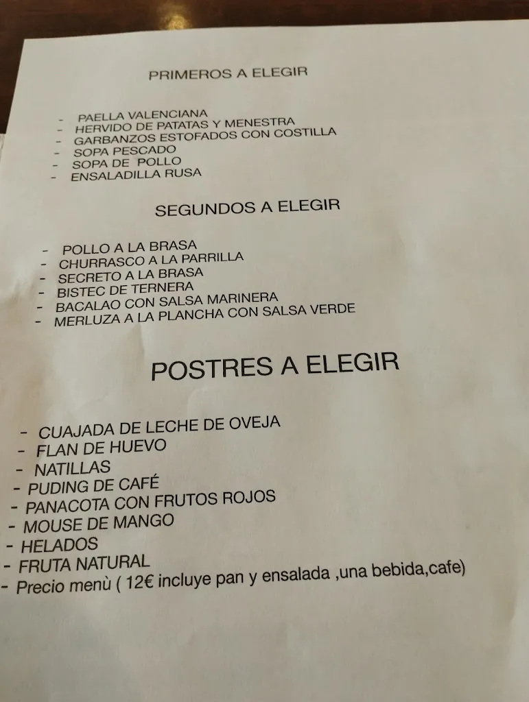 Menu_Bar Restaurante La Perdigana._Albocàsser_image_4