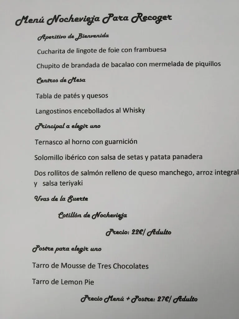 Menu_Bar Restaurant El Cantó_Alquerías del Niño Perdido_image_1
