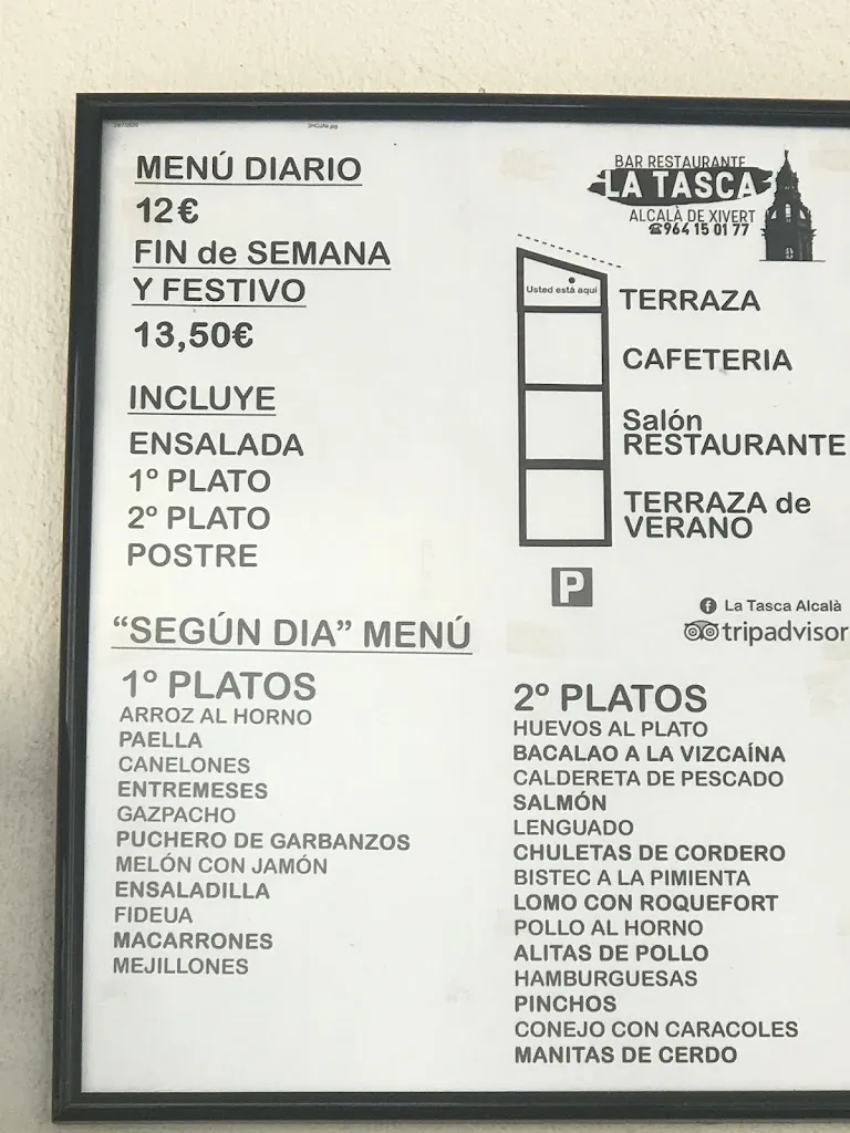 Menu_Bar Restaurante La Tasca_Alcalà de Xivert_image_2