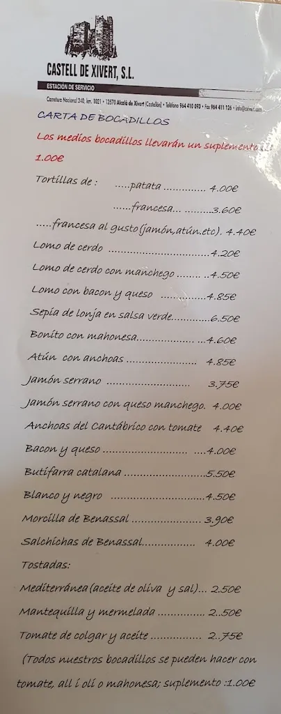 Menu_Restaurante Castell De Xivert_Alcalà de Xivert_image_3