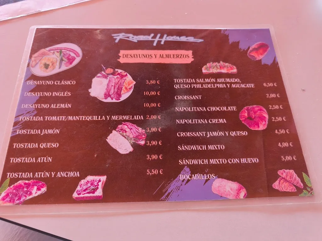 Menu_The Road House_Alcalà de Xivert_immagine_2