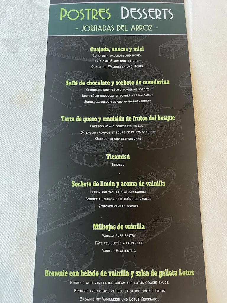 Menu_Restaurante El Pinar_Alcalà de Xivert_immagine_2