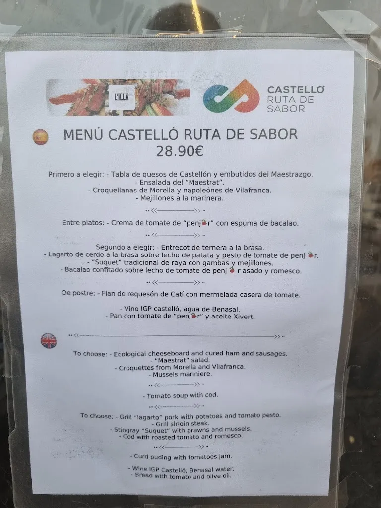 Menu_L'Illa Restaurant Asador_Alcalà de Xivert_image_2