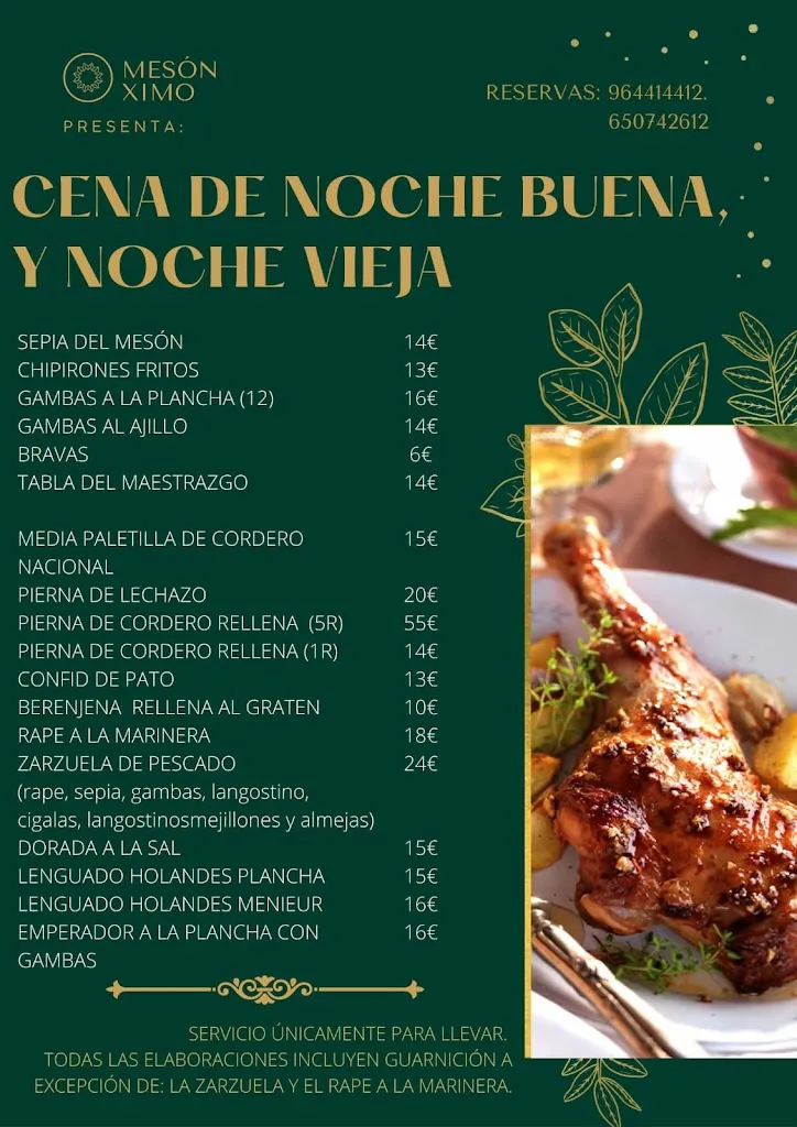 Menu_Mesón Ximo_Alcalà de Xivert_image_3