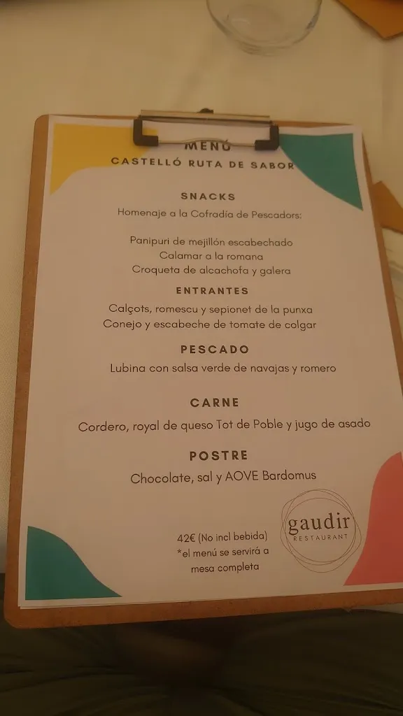 Vince L_Gaudir Restaurant_Alcalà de Xivert_review