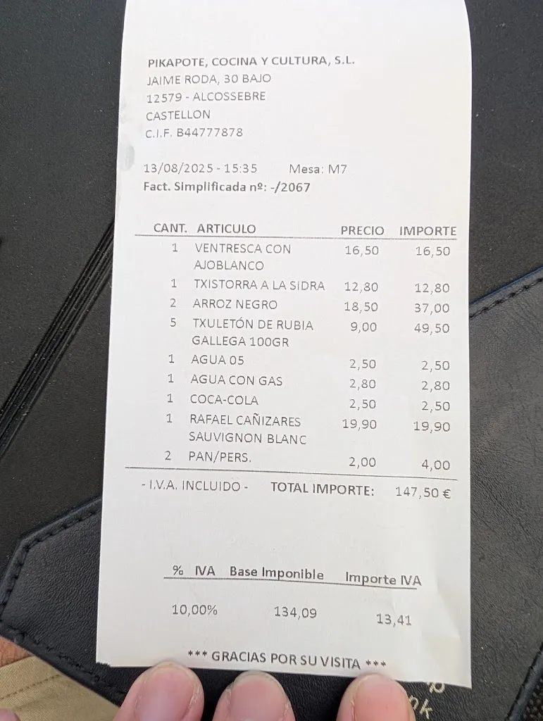 Fernando Burgés_Taberna Pikapote_Alcalà de Xivert_review