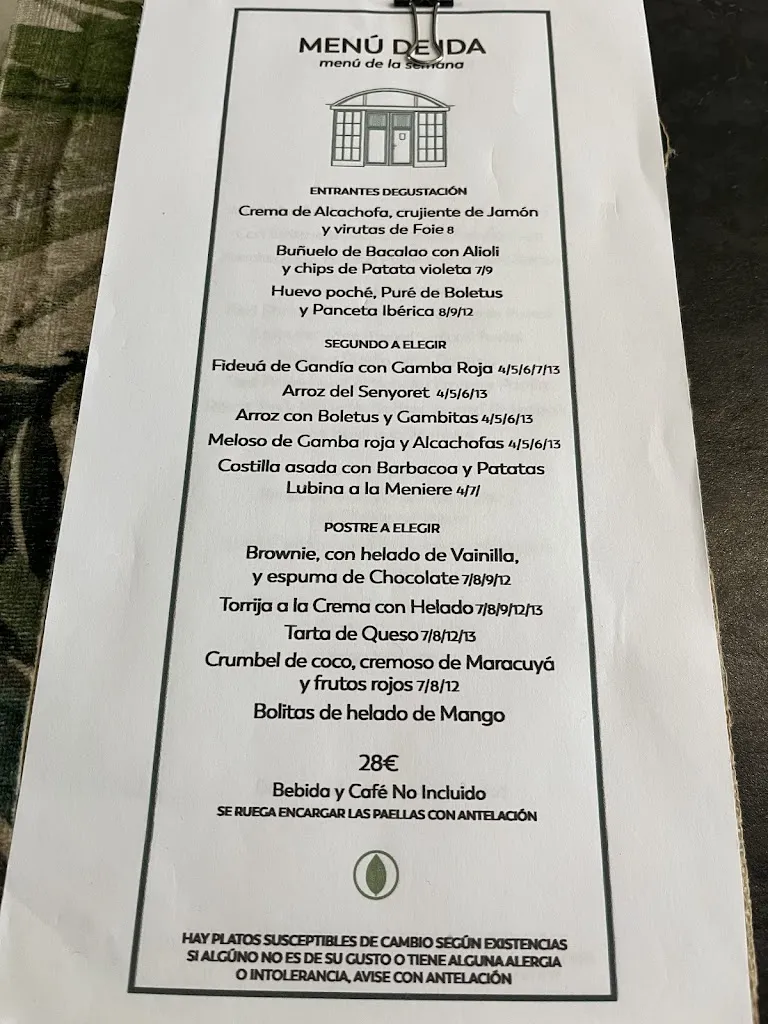 Menu_VAIVÉN casa de comidas_Alcalà de Xivert_immagine_2