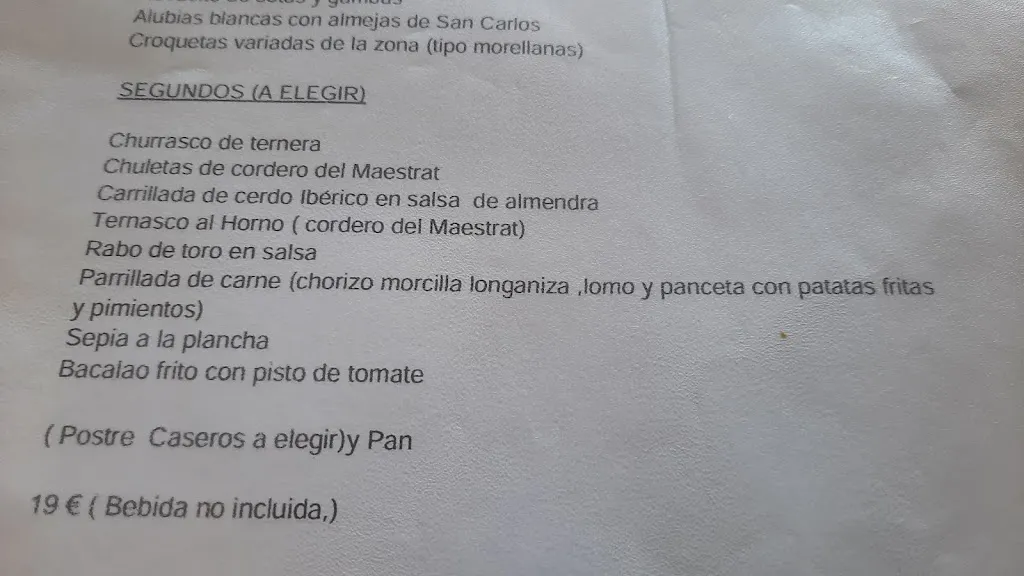 Menu_Mesón Restaurant El Coll_Ares del Maestrat_image_1