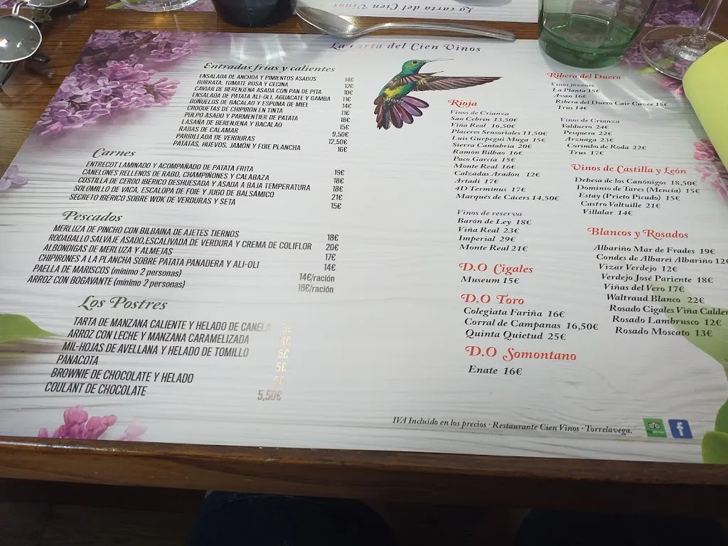Menu_Restaurante Cienvinos Torrelavega_Torrelavega_image_3