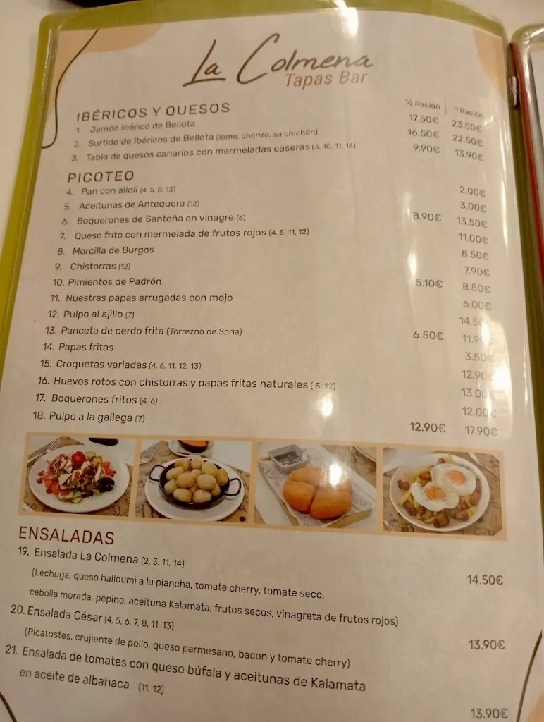 Menu_La Colmena_Torrelavega_image_1