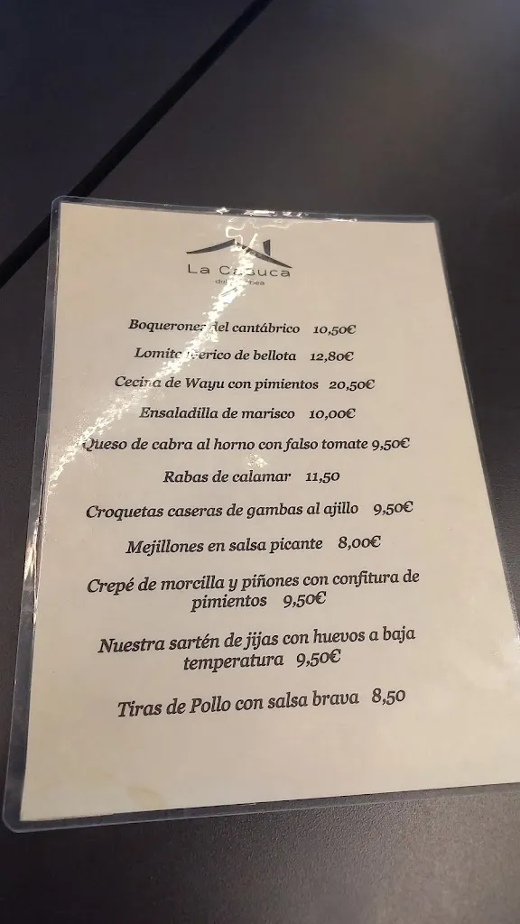 Menu_La casuca del Gorbea_Torrelavega_image_1