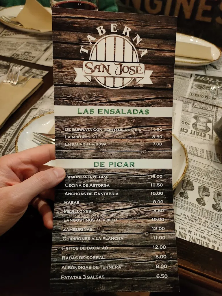 Menu_Taberna San José_Torrelavega_image_3