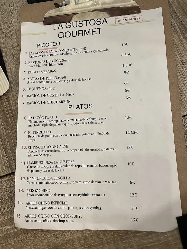 Menu_La Gustosa Gourmet_Torrelavega_image_3