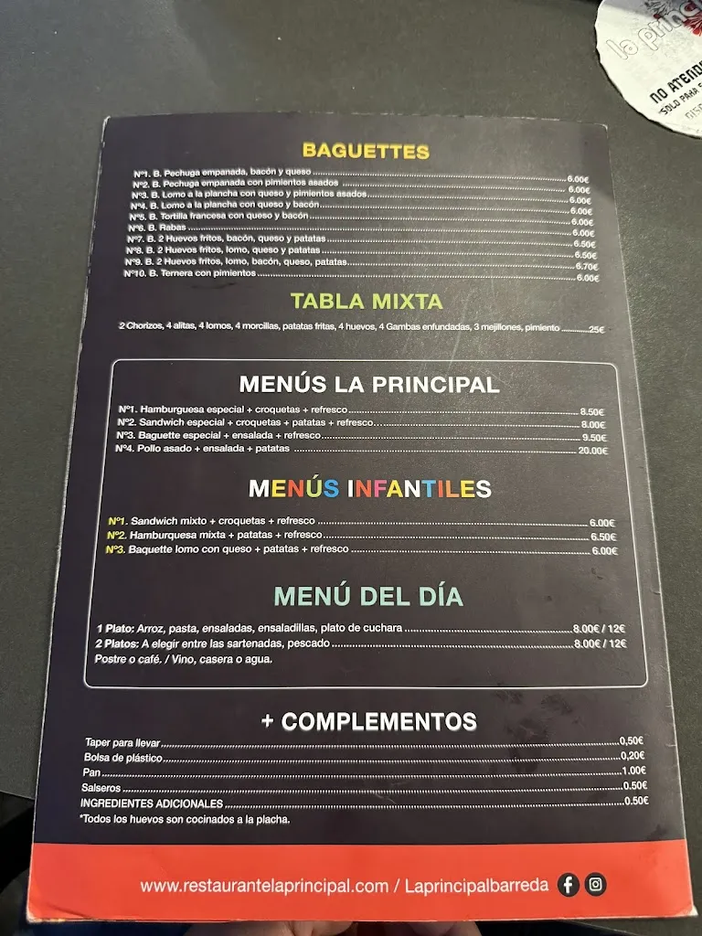 Menu_Restaurante La Principal_Torrelavega_image_4