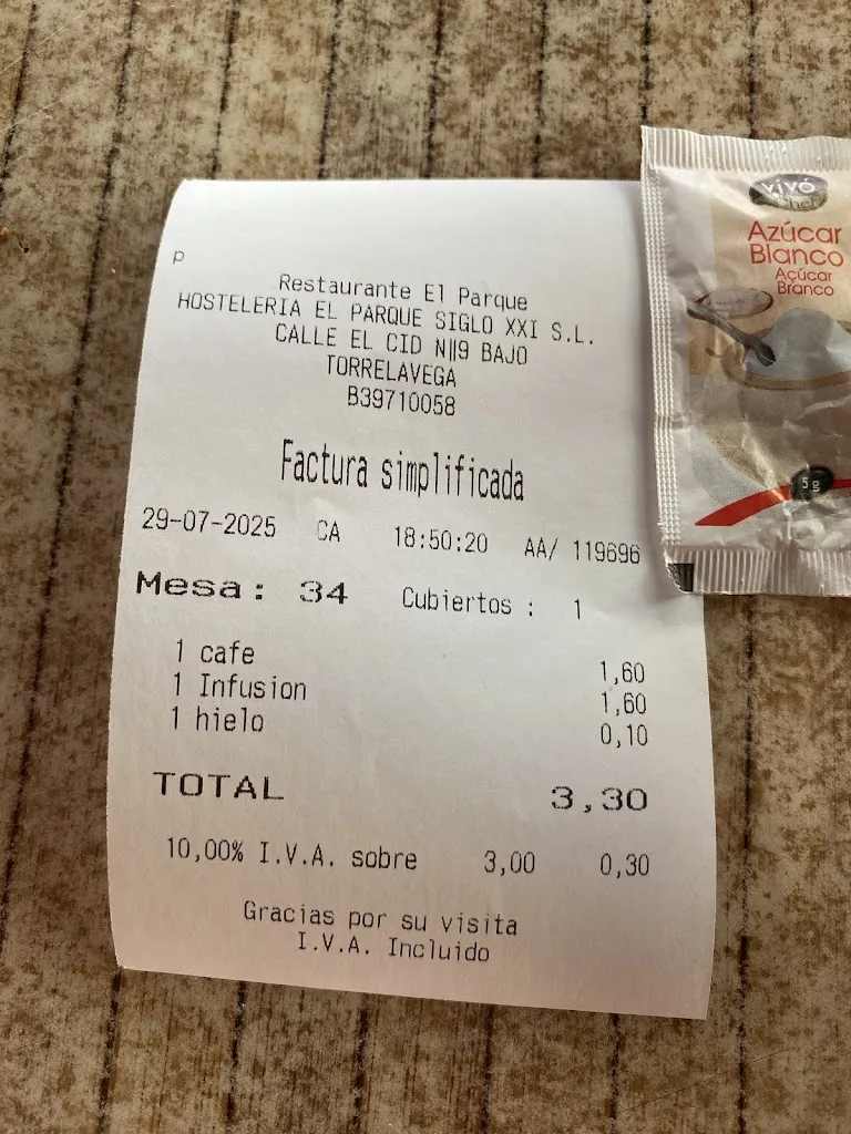 David Velasco_Restaurante El Parque_Torrelavega_recensione