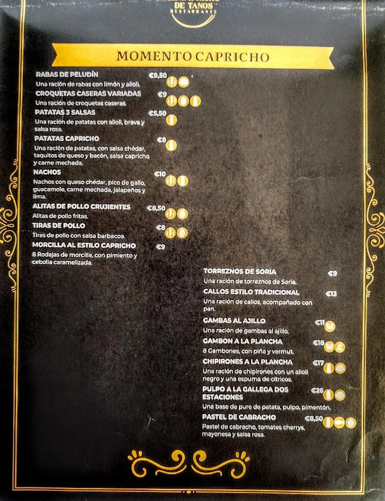 Menu_El Capricho de Tanos_Torrelavega_image_3