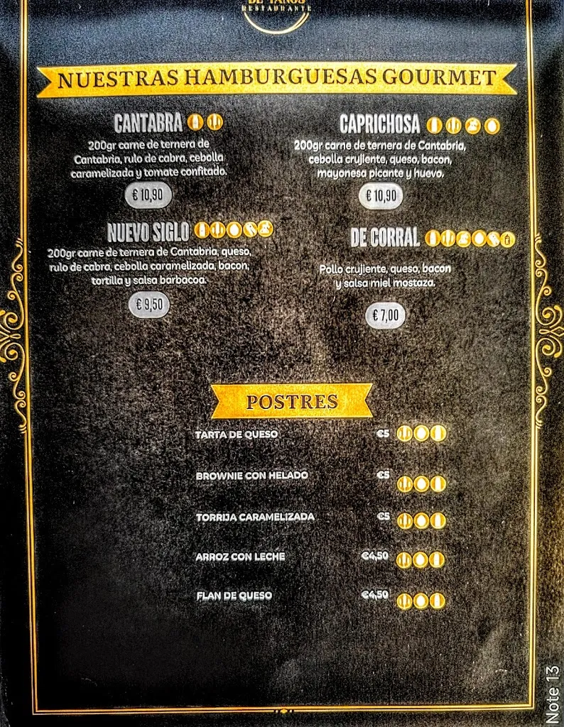 Menu_El Capricho de Tanos_Torrelavega_image_4