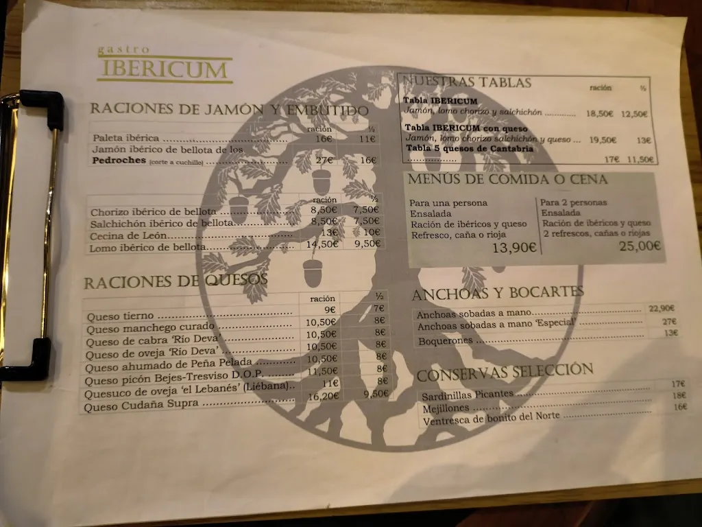 Menu_Gastro IBERICUM_Torrelavega_image_1