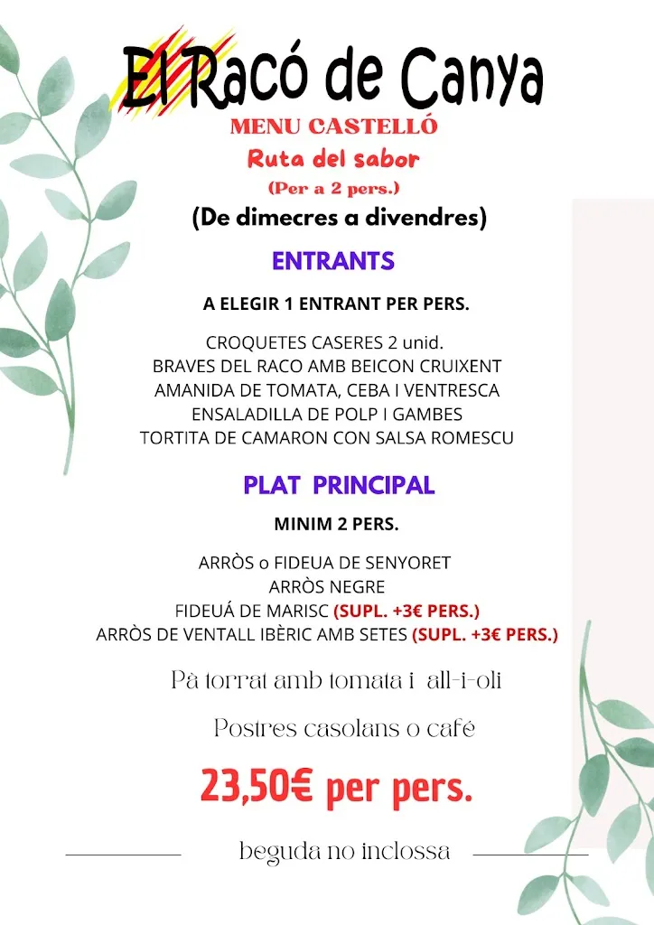 Menu_Racó de Canya_Almenara_image_1