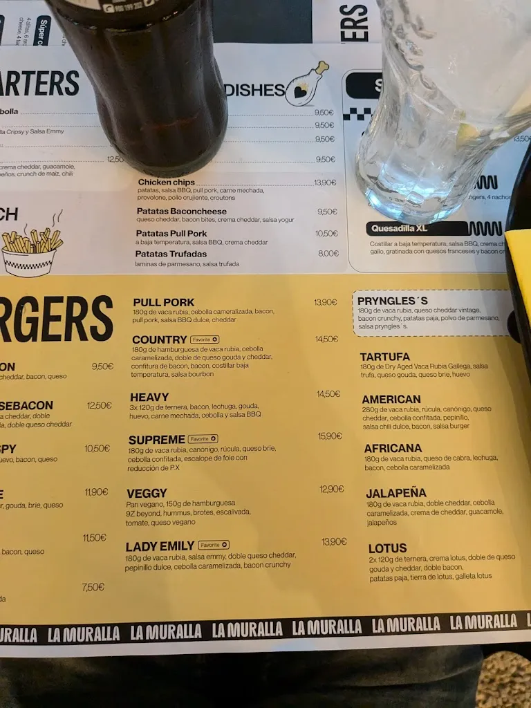 Menu_Muralla Burgers - Almenara_Almenara_immagine_1