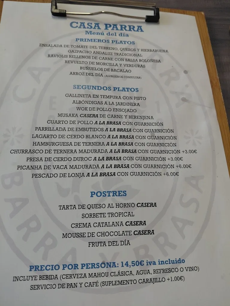 Menu_CASA PARRA_Almazora/Almassora_image_1