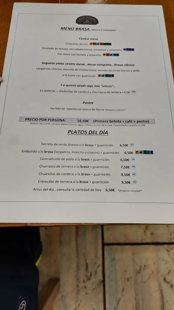 Menu_CASA PARRA_Almazora/Almassora_image_2