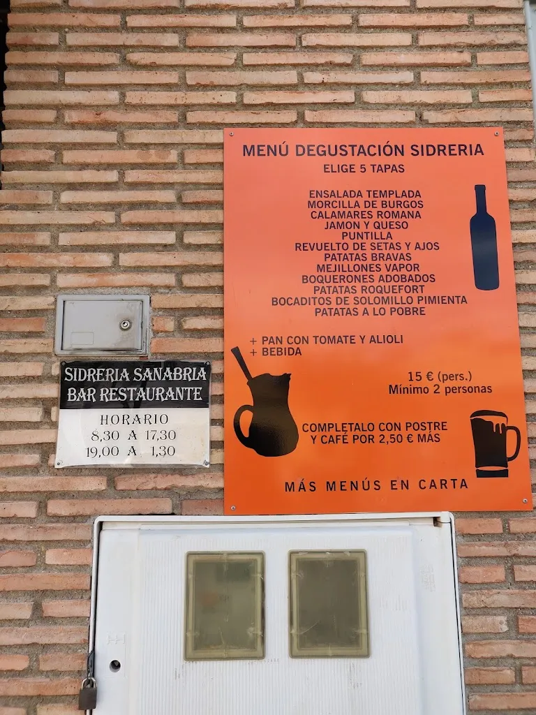 Menu_Restaurante Sidrería Sanabria_Almazora/Almassora_immagine_4