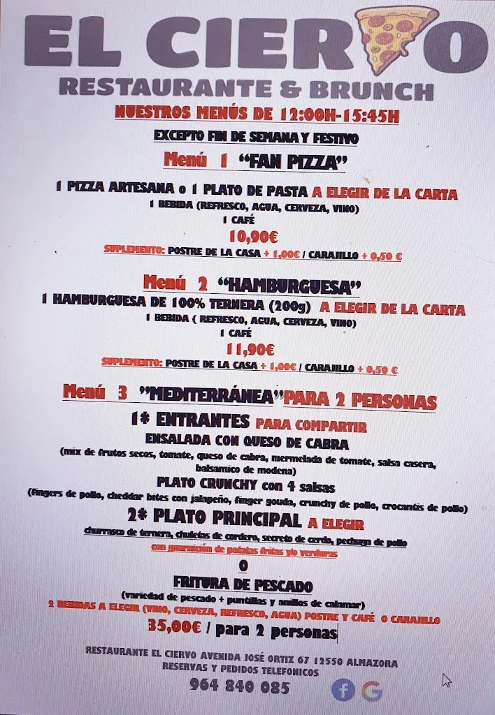 Menu_Restaurante El Ciervo_Almazora/Almassora_image_2