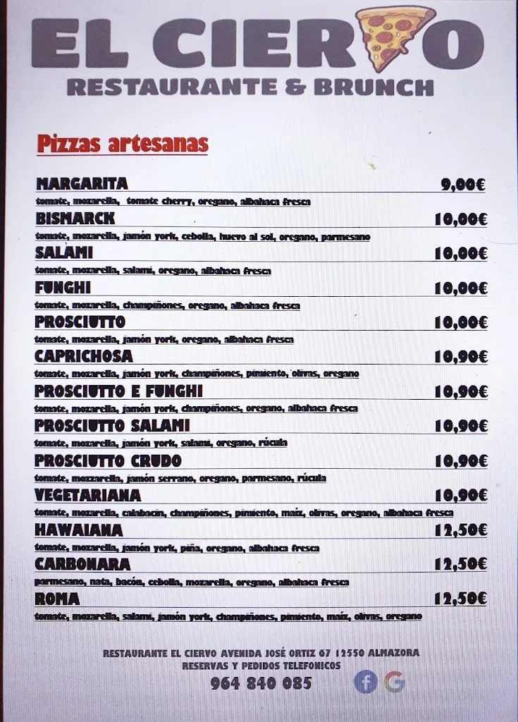 Menu_Restaurante El Ciervo_Almazora/Almassora_image_4