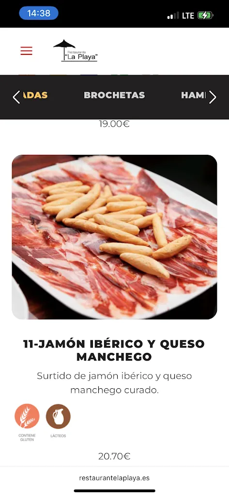 Menu_Restaurante La Playa_Jorquera_image_1