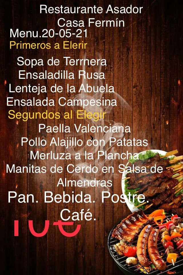 Menü_Restaurante Asador Casa Fermin_Almazora/Almassora_Bild_4