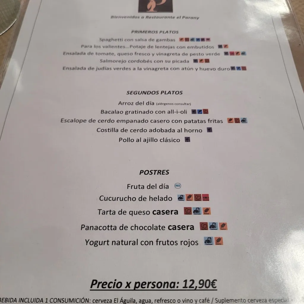 Menu_Restaurante El Parany_Almazora/Almassora_image_1
