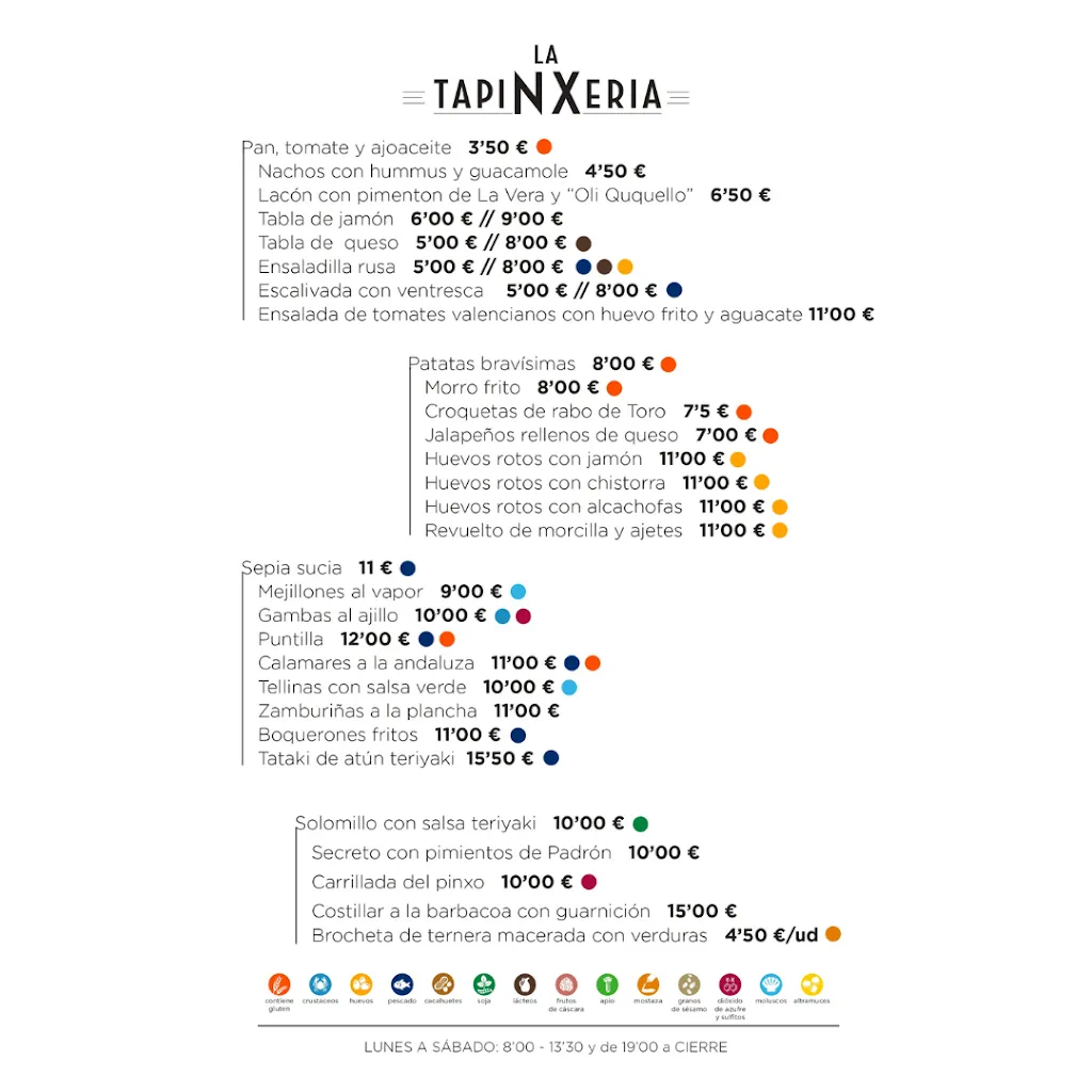 Menu_La TapiNXeria | Para comer bien en Borriol_Borriol_image_1