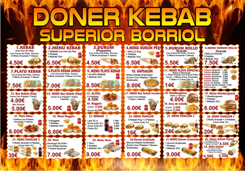 Menu_Kebab superior borriol_Borriol_immagine_1