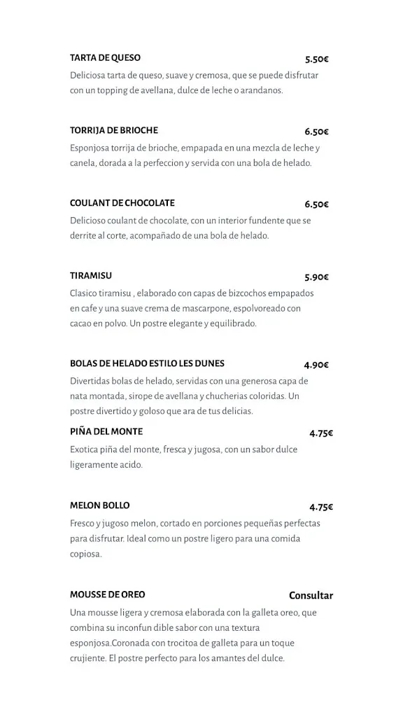 Menu_LES DUNES - ARROCERÍA - RESTAURANTE_Borriana/Burriana_image_4