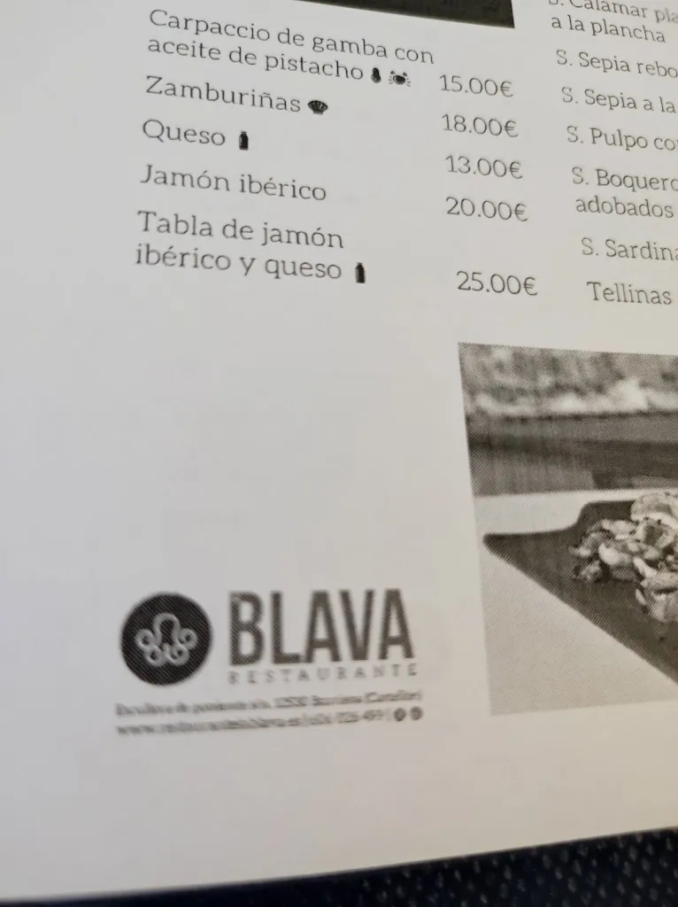 Menu_Restaurante La Blava_Borriana/Burriana_image_1