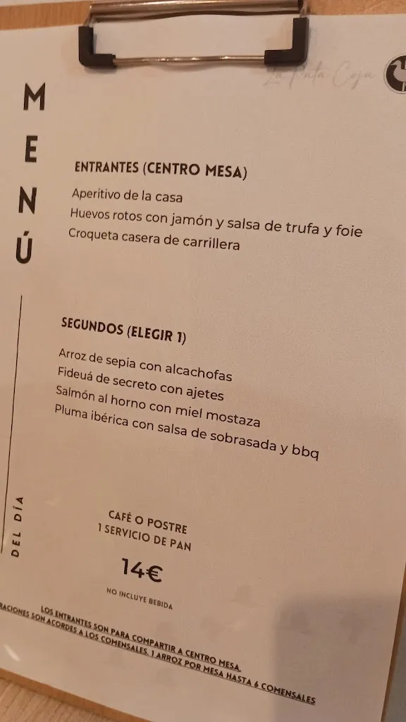 Menu_La Pata Coja_Borriana/Burriana_immagine_4