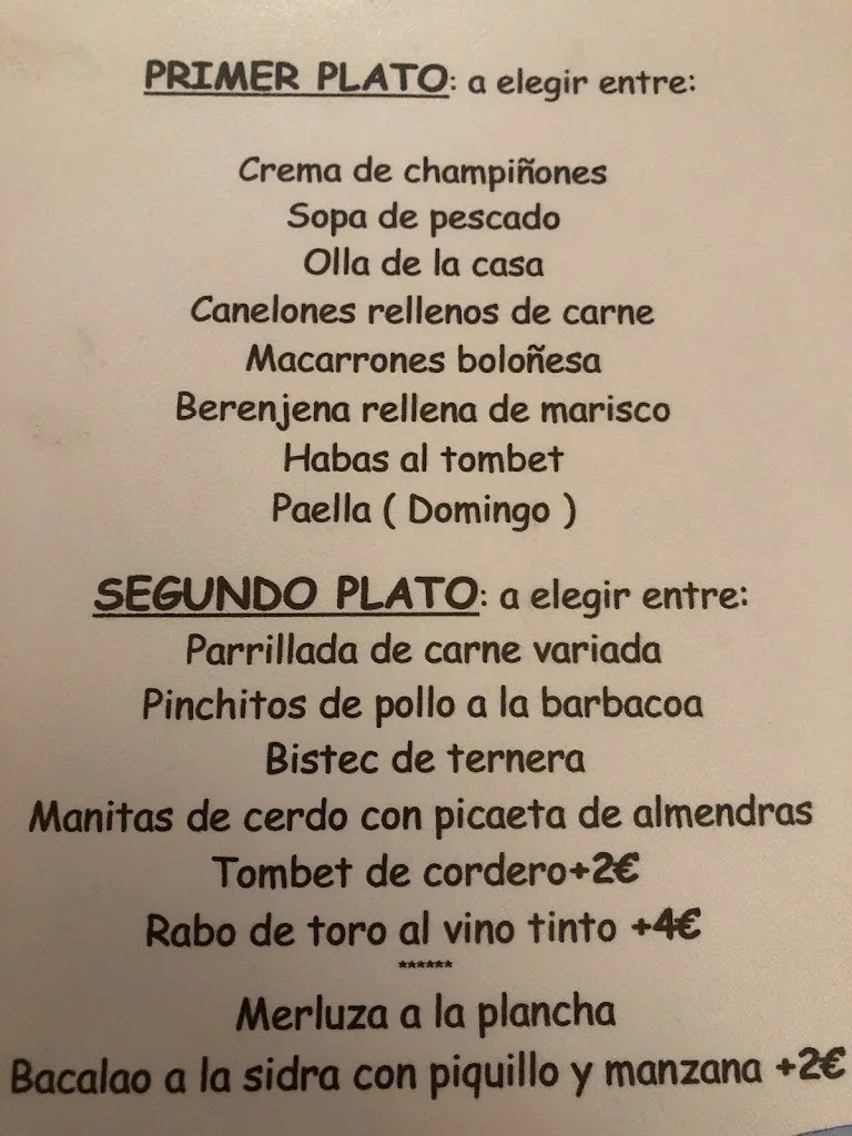 Menu_Bar Rte L'hostal_Cabanes_image_3