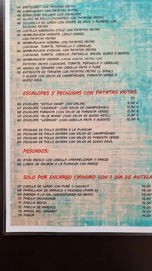 Menu_VINTAGE RESTAURANTE_Cabanes_image_1