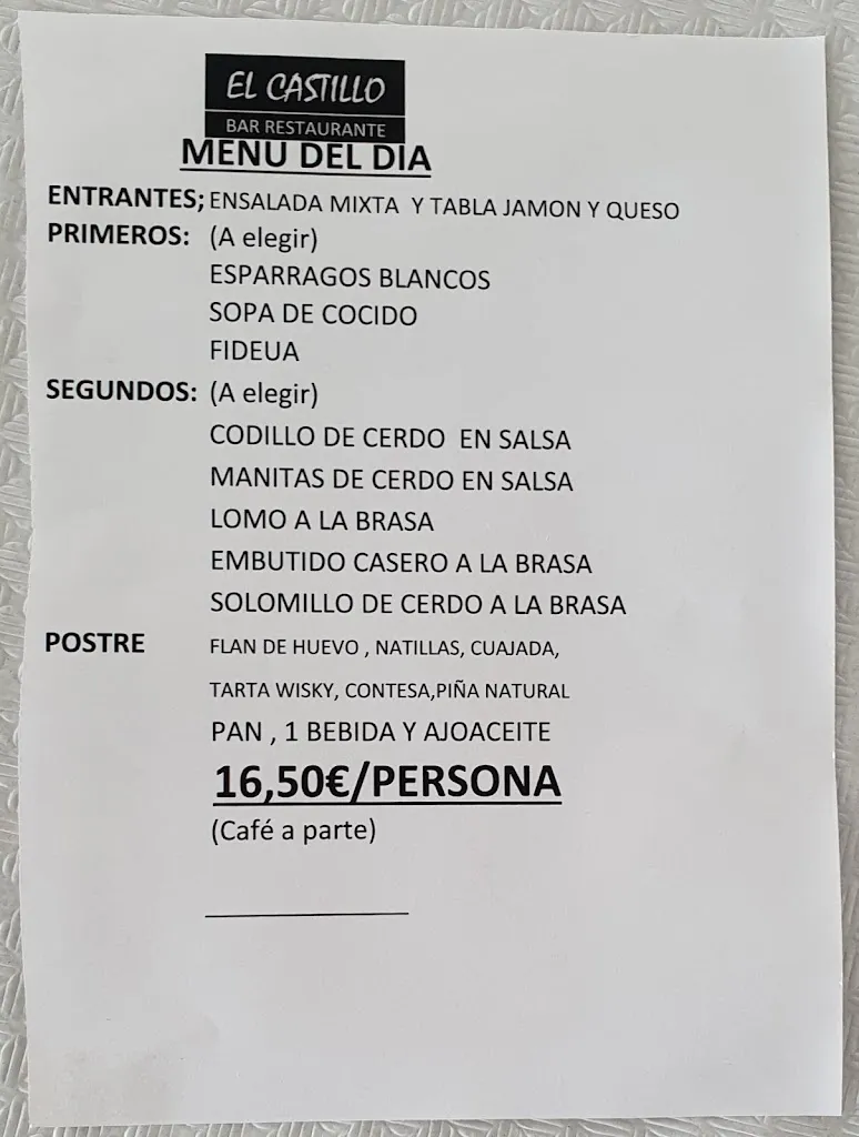 Menu_Bar Rte y ALOJAMIENTO RURAL el Castillo_Castillo de Villamalefa_immagine_2