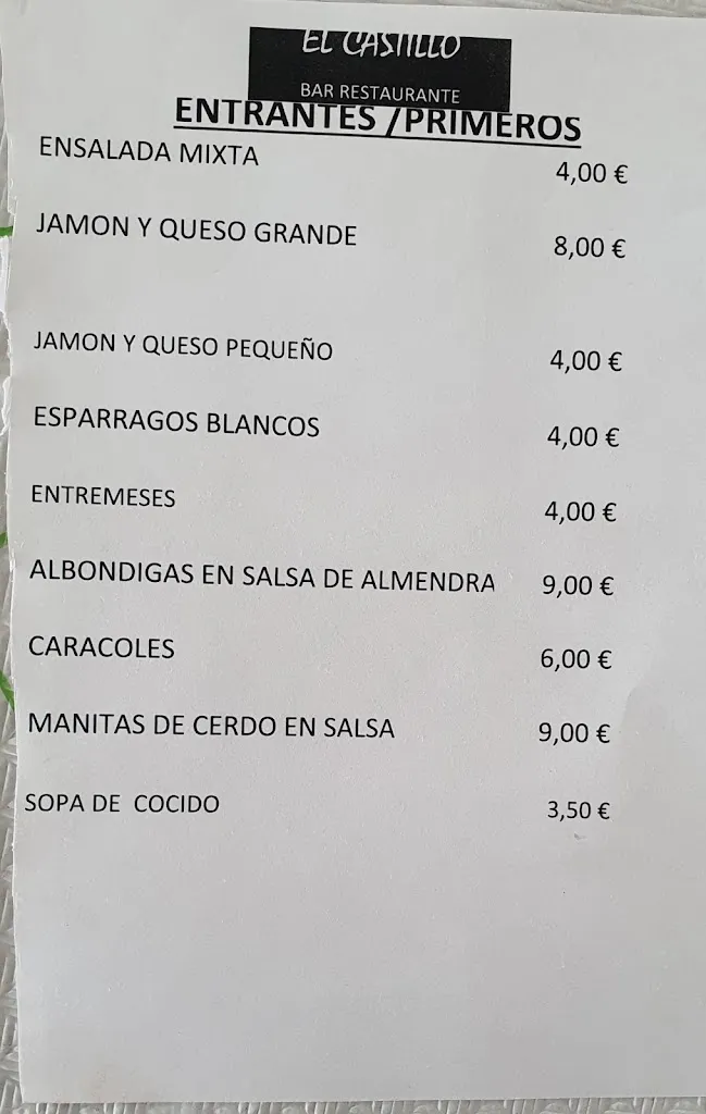 Menu_Bar Rte y ALOJAMIENTO RURAL el Castillo_Castillo de Villamalefa_immagine_3