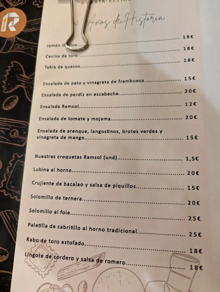 Menu_Restaurant Ramsol_Chert/Xert_image_1