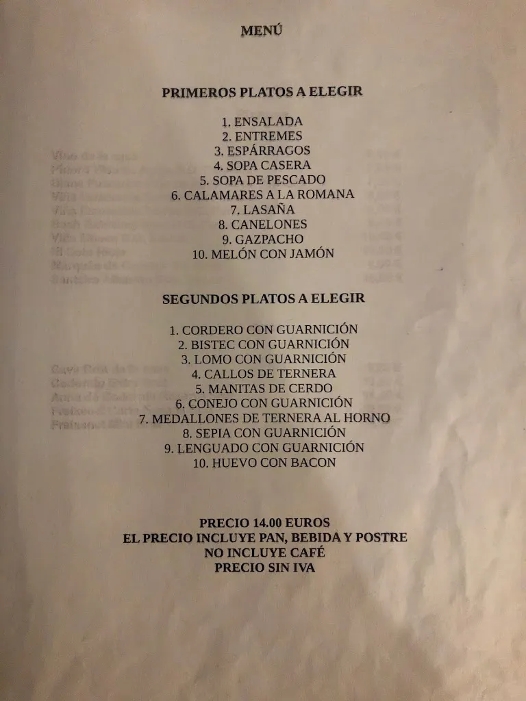 Menu_Mesón Celina_Cervera del Maestre_image_1