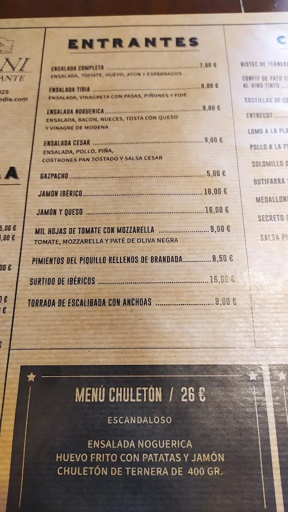 Menu_Restaurante Sorní_Cirat_immagine_3