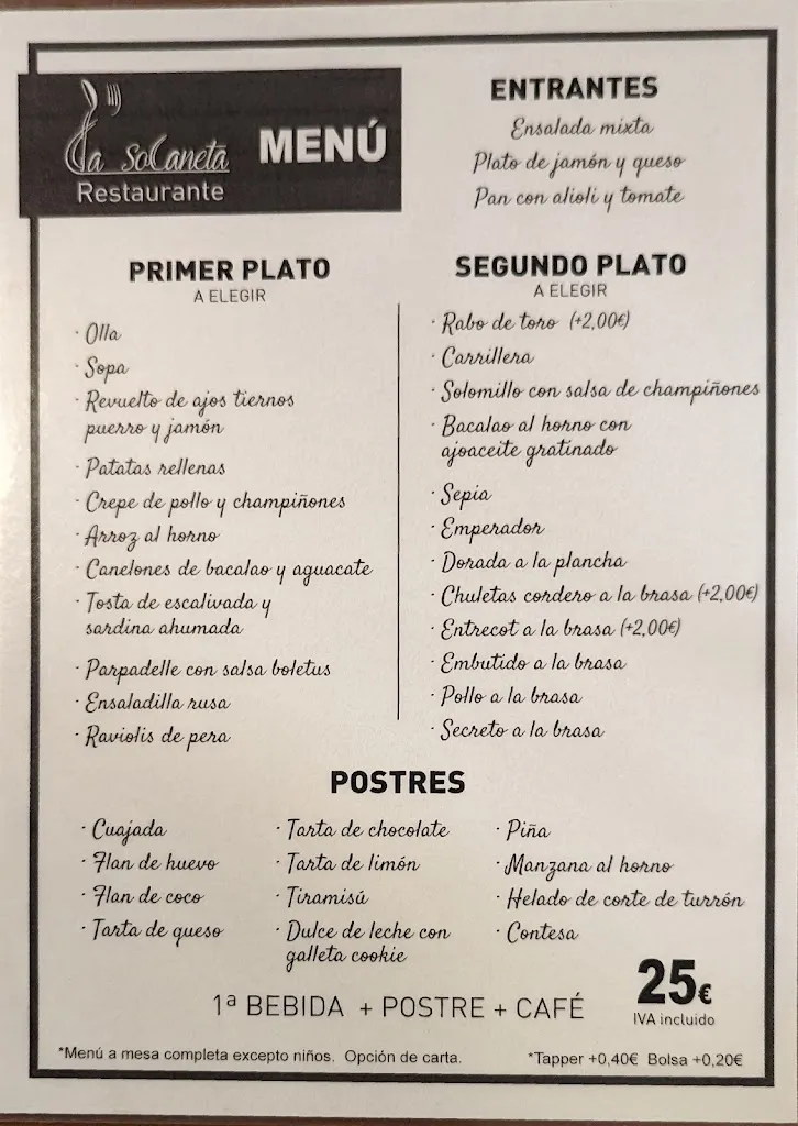 Menu_Restaurant La Solaneta_Culla_image_4