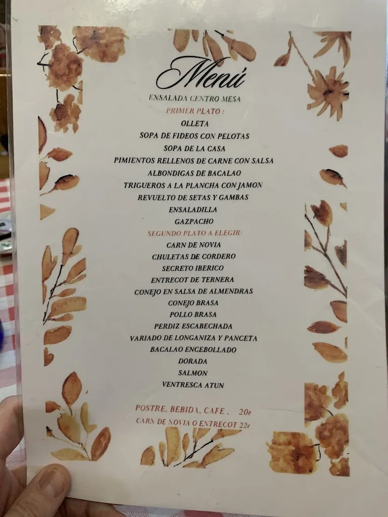 Menu_La Setena Mesón_Culla_image_4