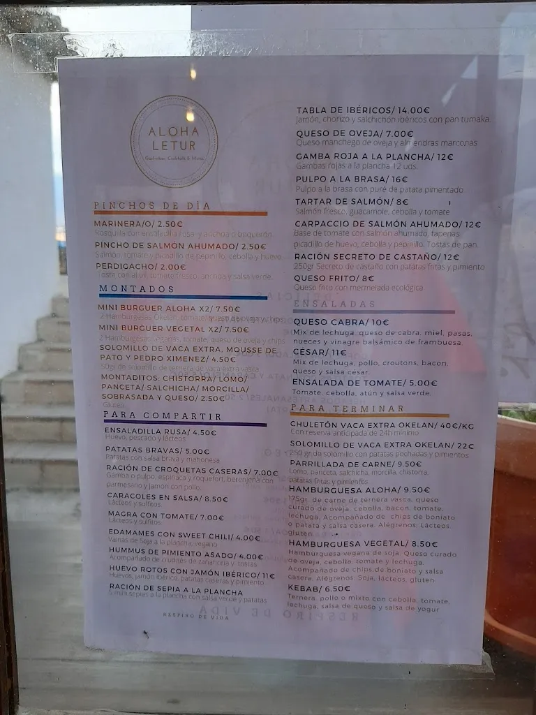 Menu_Aloha Letur_Letur_image_3
